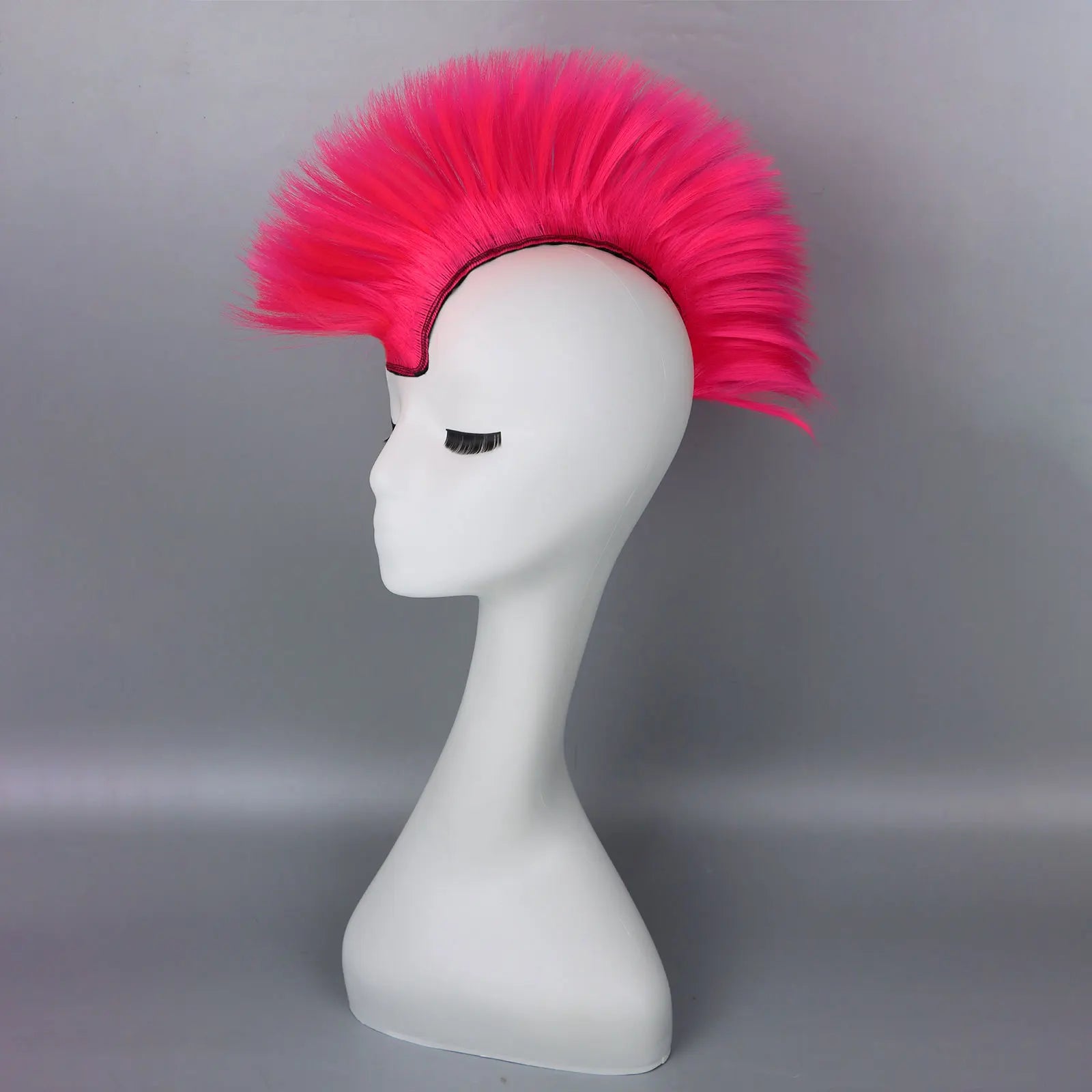 Synthetic Mohawk Helmet Wig for Motorcycle and Sports Helmets - 18