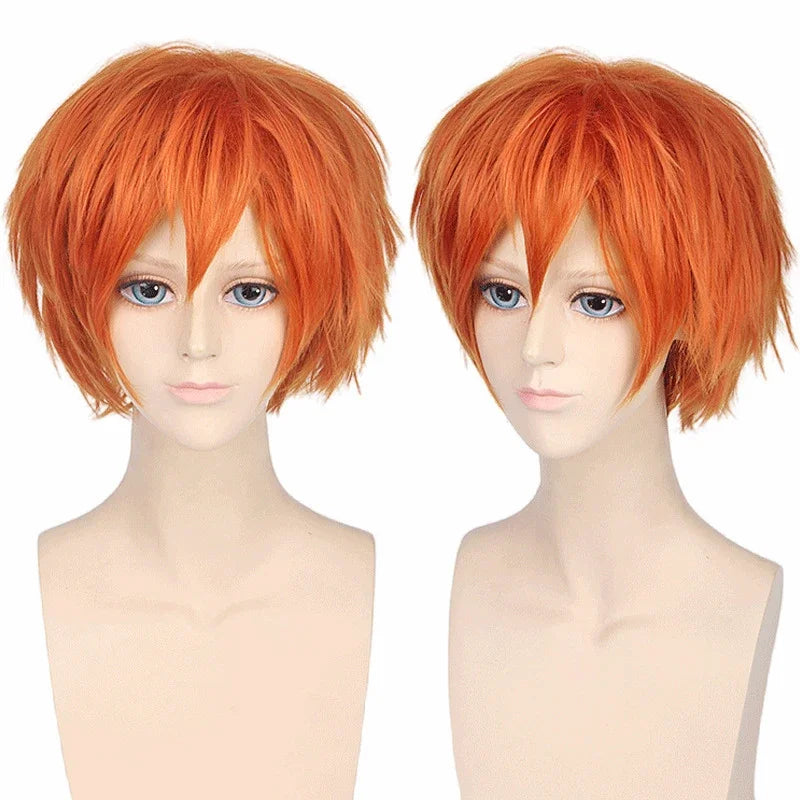 Short Bob Wig with Bangs for Cosplay and Daily Costume Parties
