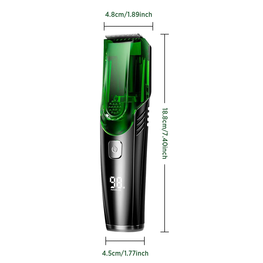 Cordless Vacuum Beard Trimmer for Precise Grooming and Clean Shaving - 15