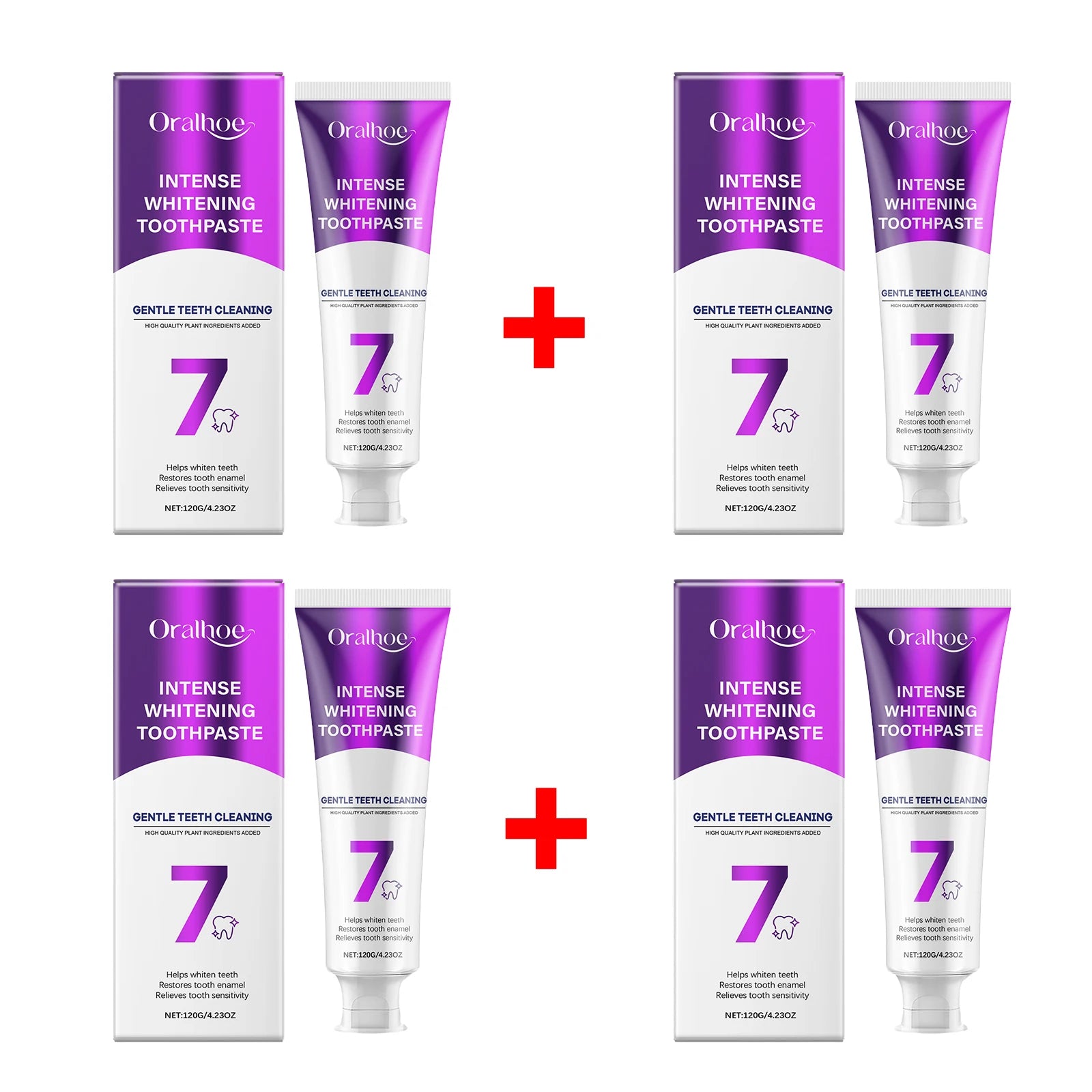 Intense Whitening Toothpaste for Stain Removal and Sensitive Teeth - 16