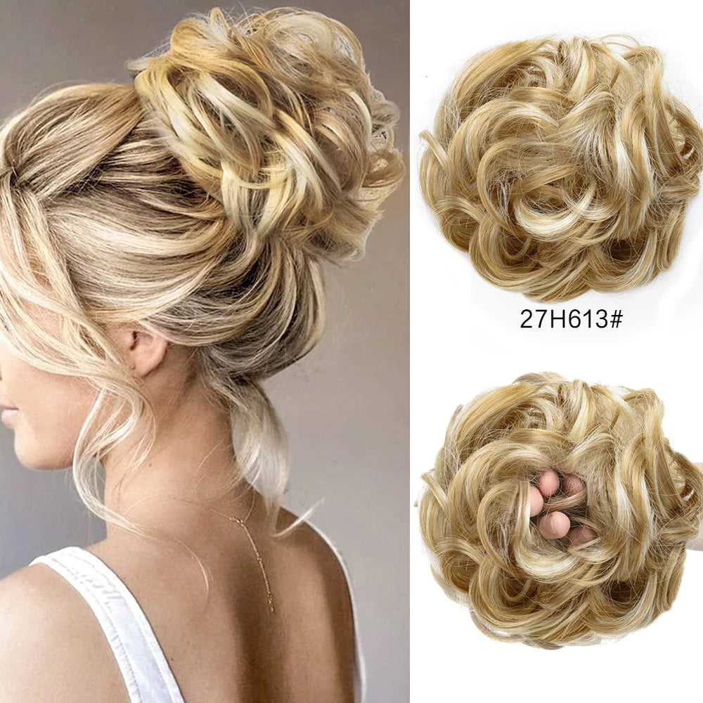 Wavy Curly Messy Hair Bun for Quick Elegant Hairstyles - 16