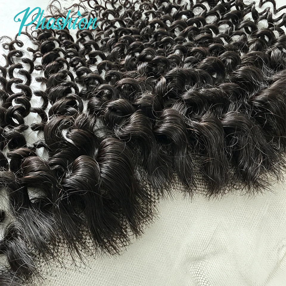 Water Wave Lace Frontal and Closure for Natural Hair Styles