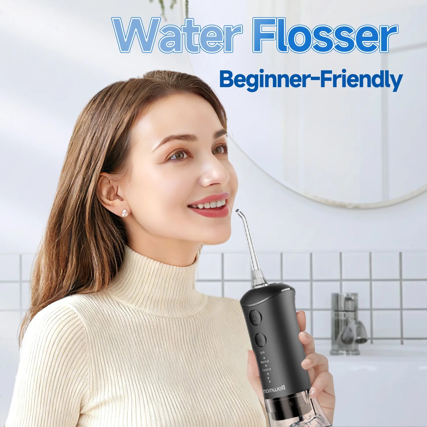 Portable Sonic Electric Toothbrush and Oral Water Flosser Hygiene Set - 7