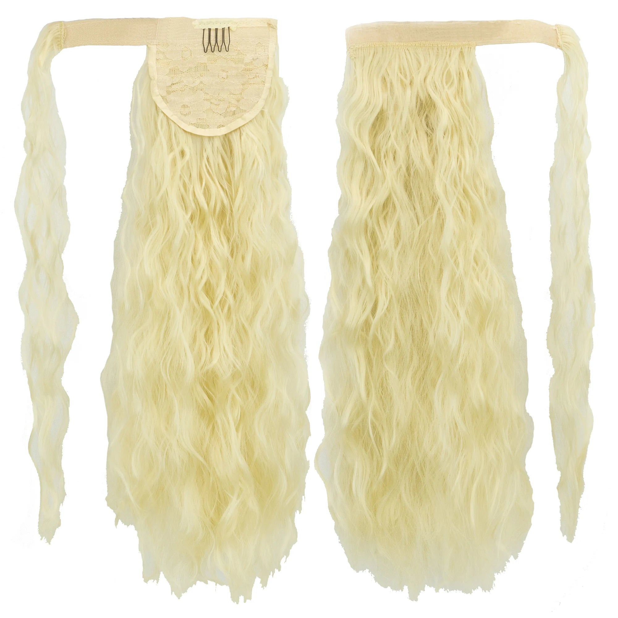 Long Kinky Curly Wrap Around Ponytail Extension for Instant Volume - 19