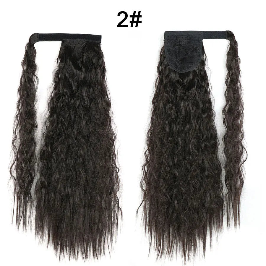 Long Wavy Synthetic Wrap Around Ponytail Extension for Instant Volume - 18