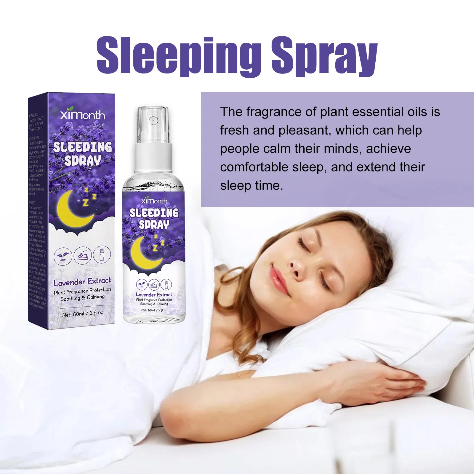 Lavender Calming Sleep Spray for Natural Anxiety Relief and Deep Rest - 8
