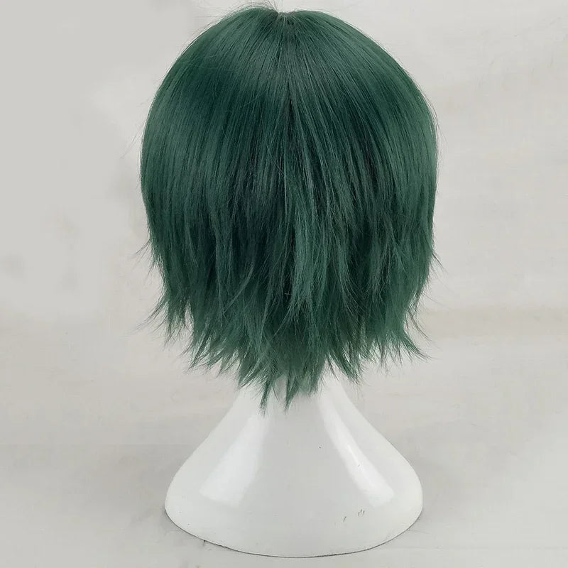 Short Layered Synthetic Cosplay Wig for Costume Parties and Events - 5