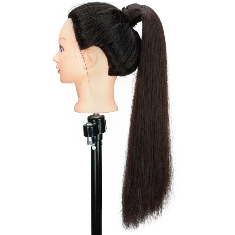 22-Inch Long Straight Synthetic Ponytail Extension