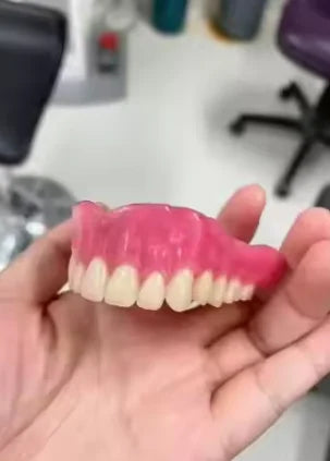Instant Smile Natural Cosmetic Denture and Daily Care Storage Kit - 2