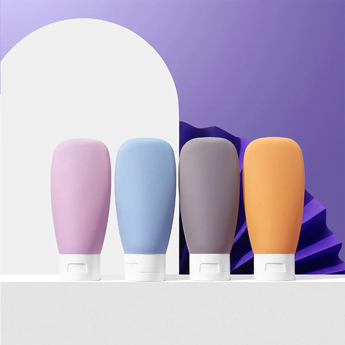 Leak-Proof Silicone Travel Bottles for Toiletries and Lotions - 10