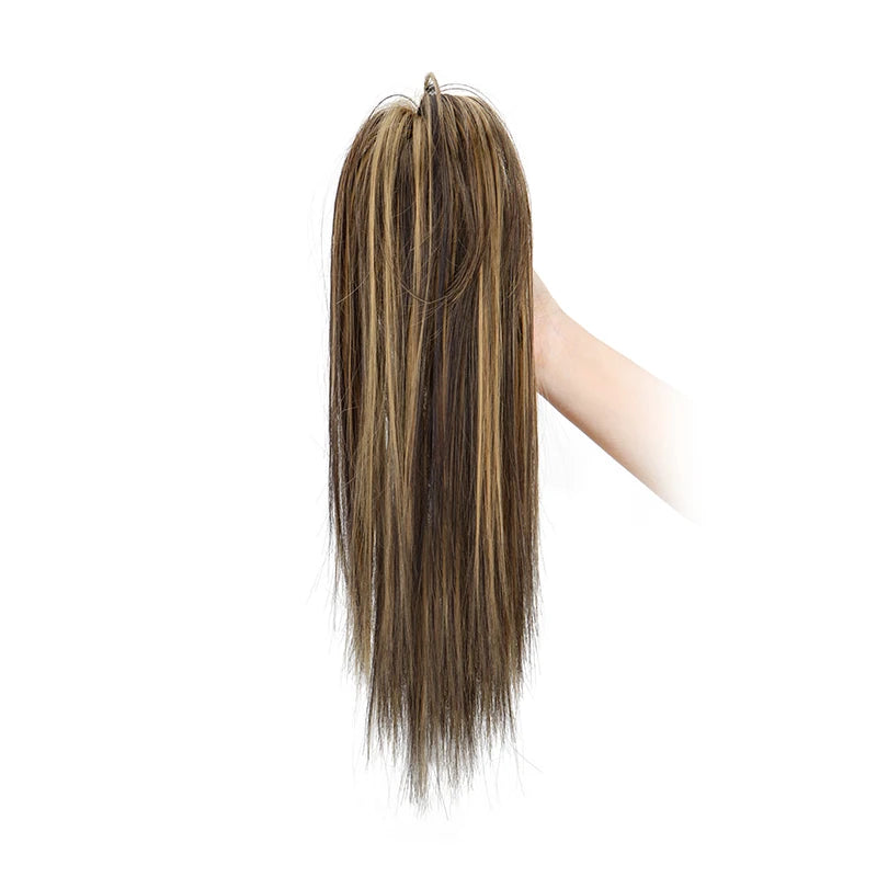 14-Inch Claw Clip Straight Ponytail Hair Extension - 7