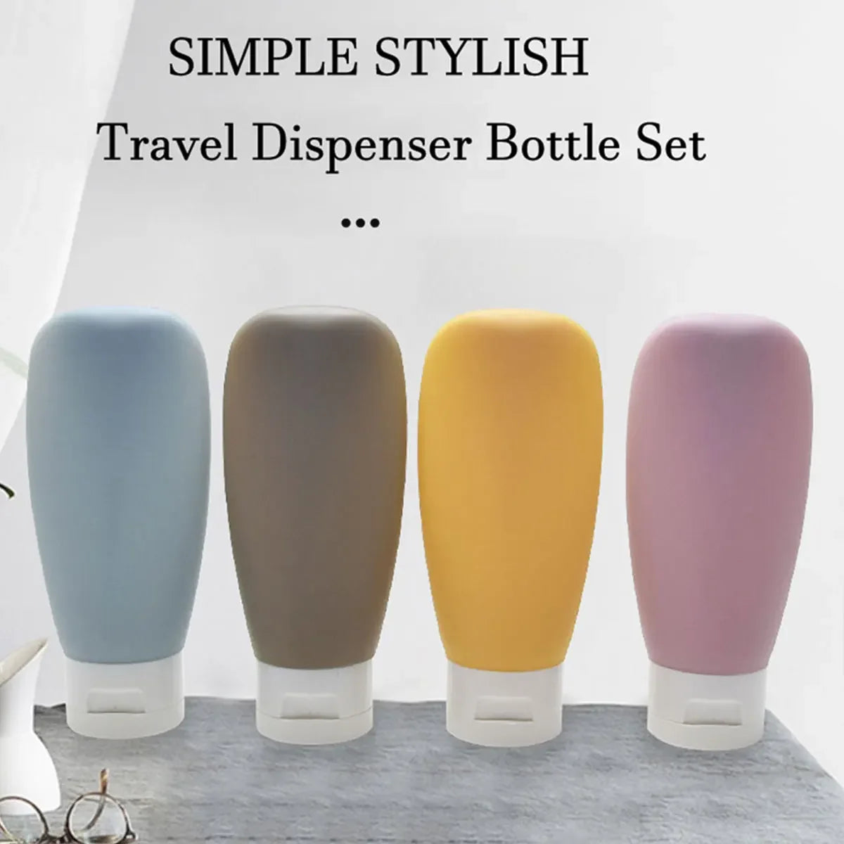 Leak-Proof Silicone Travel Bottles for Toiletries and Lotions - 8
