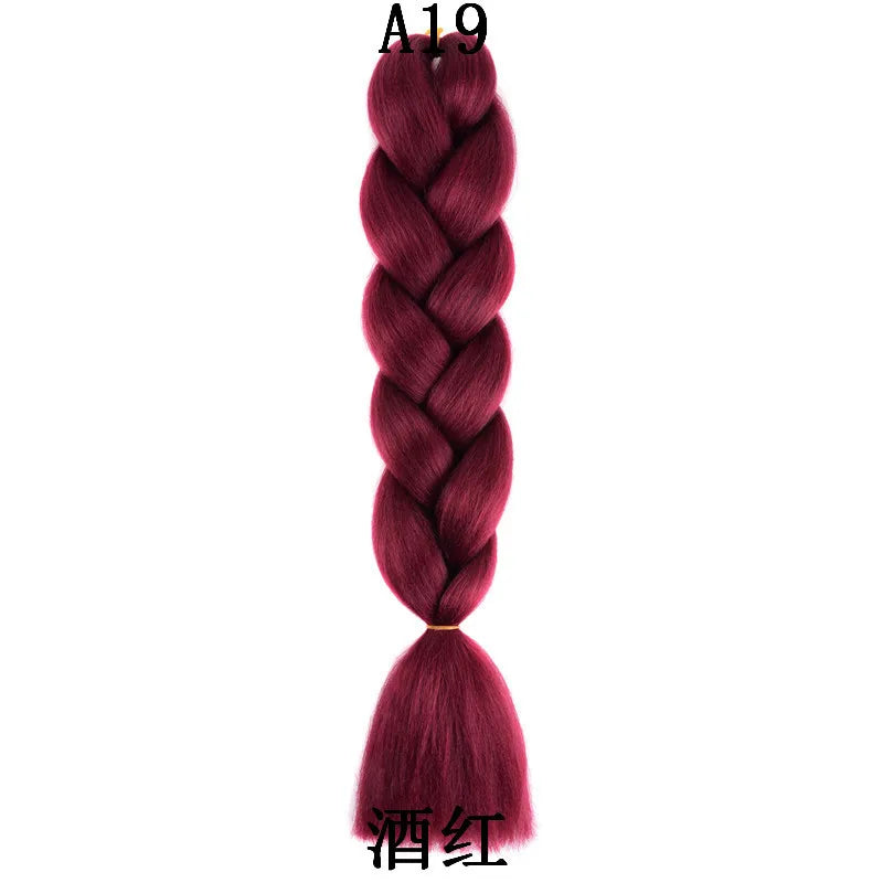 24-Inch Synthetic Jumbo Braiding Hair Extensions - 10