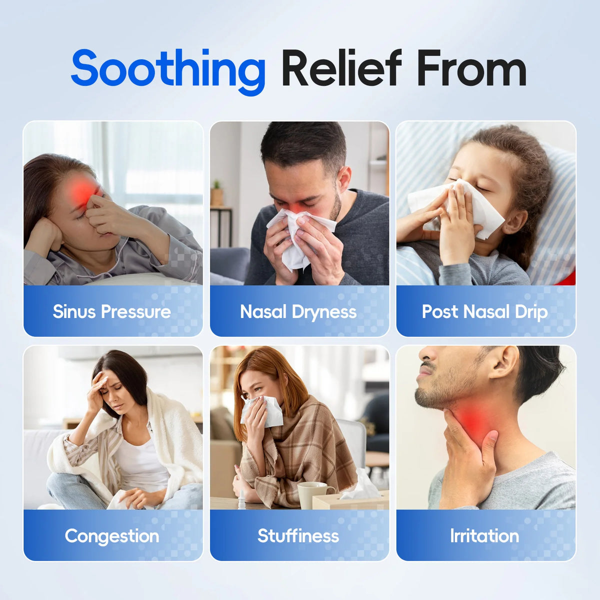 Electric Nasal Irrigation System for Sinus Relief and Allergy Cleaning