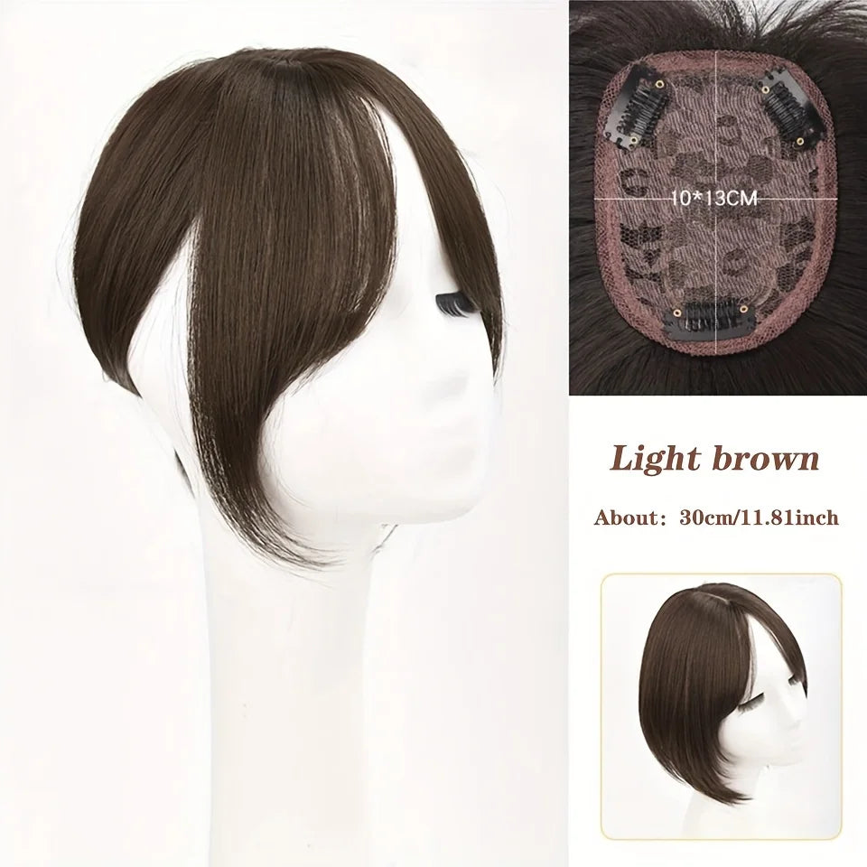 Clip-In Middle Part Fringe Hair Extension for Instant Volume
