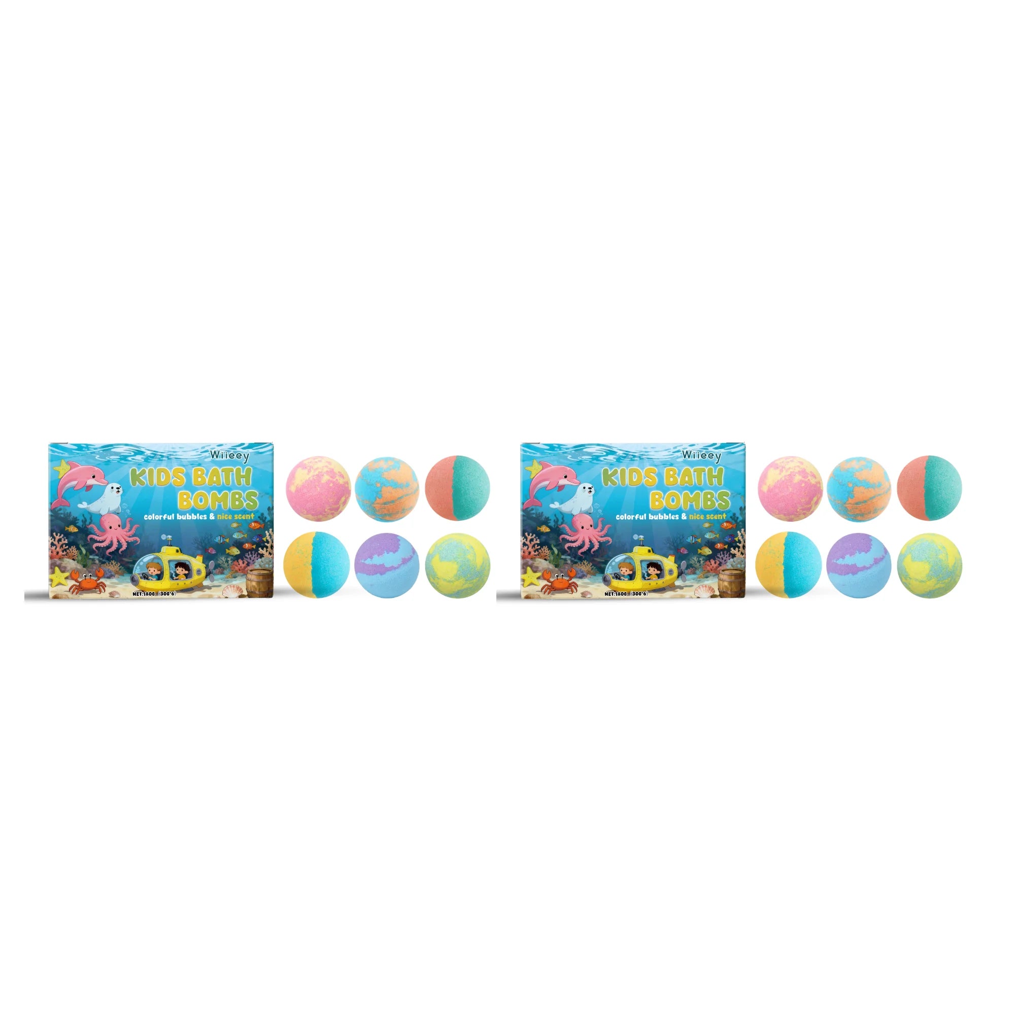 Moisturizing Fizzy Bath Bombs for Kids Gentle Skin Cleansing Gift Set - 13