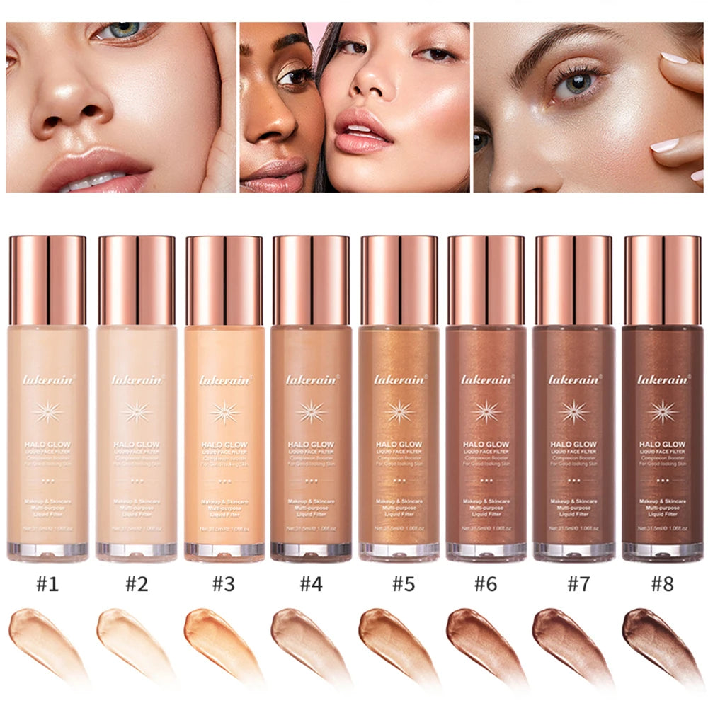 Liquid Illuminating Face Highlighter for a Radiant Dewy Skin Glow - 1