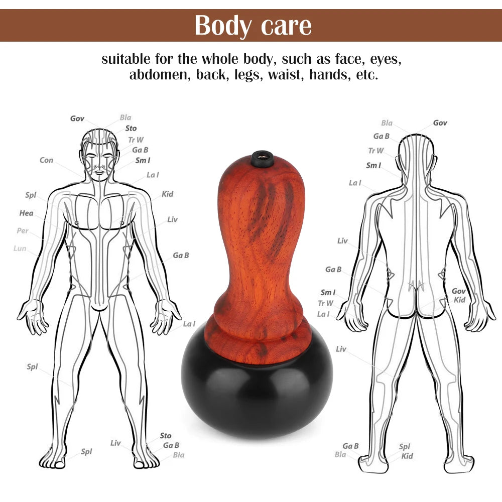 Electric Heated Bian Stone Massage Ball for Full Body Pain Relief - 17