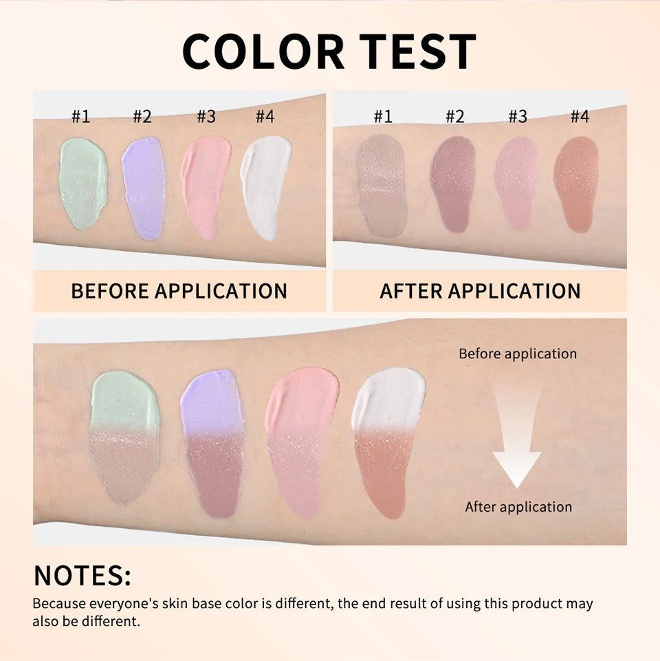 Color-Changing Liquid Foundation for Flawless Radiant Skin Coverage