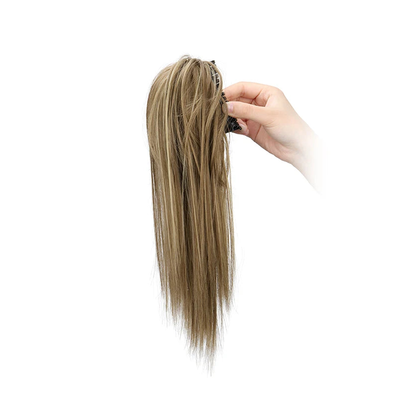 14-Inch Straight Ponytail Hair Extension Clip-In - 11