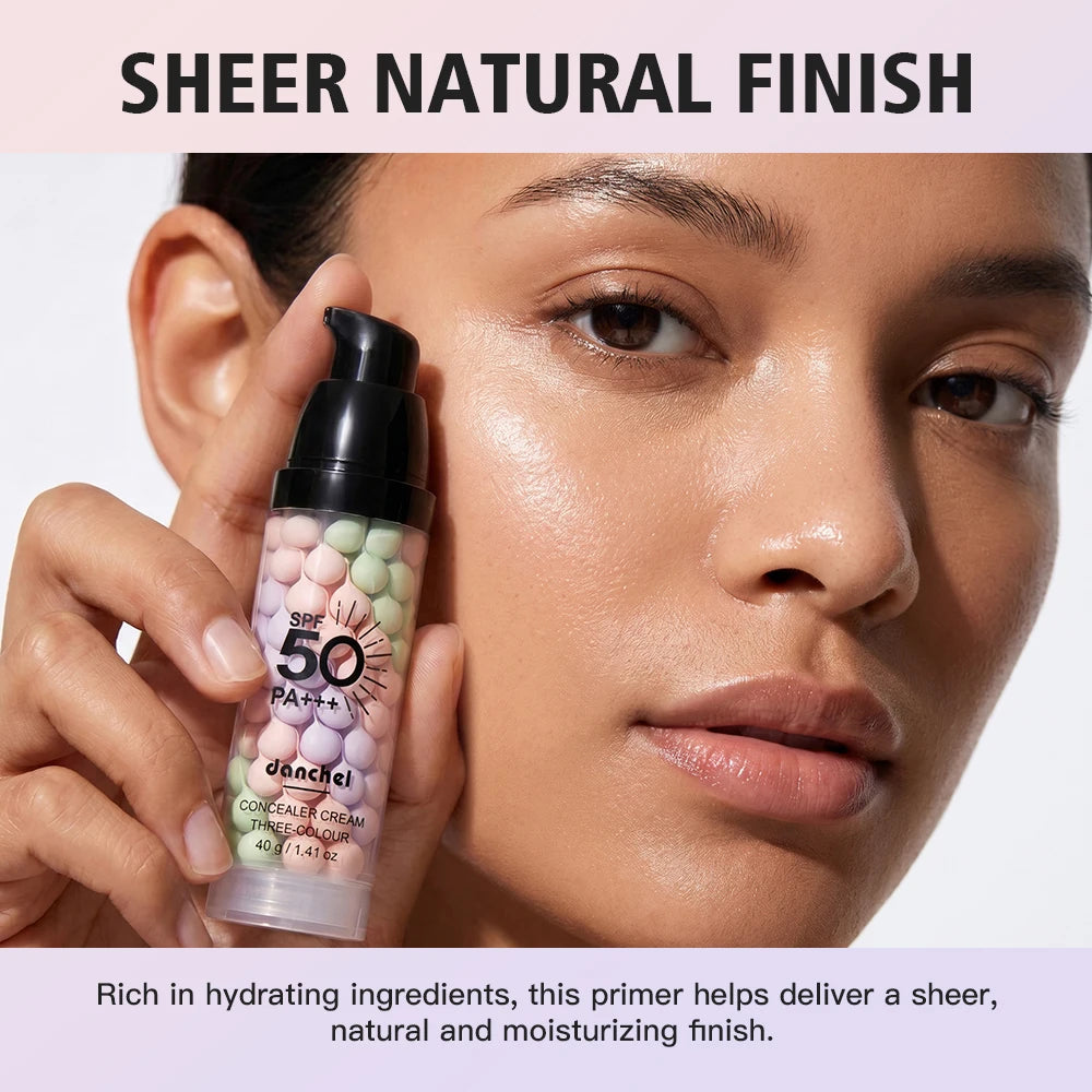 3-Color Correcting Concealer and Makeup Primer with SPF 50 - 11