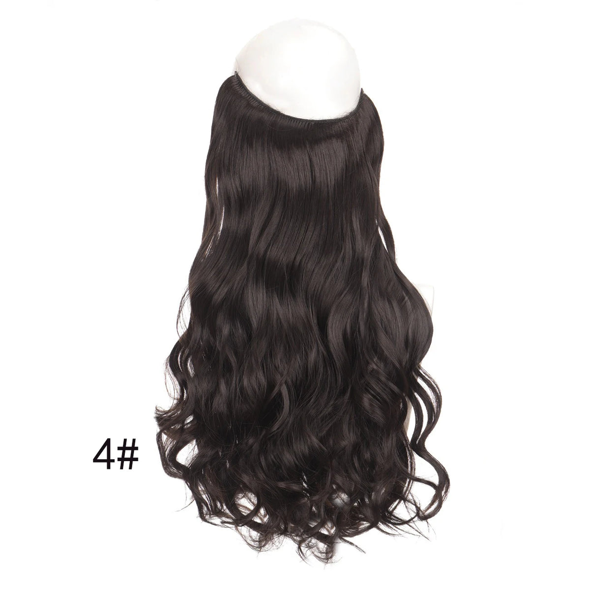Invisible Halo Wire Hair Extensions for Voluminous Wavy Hair