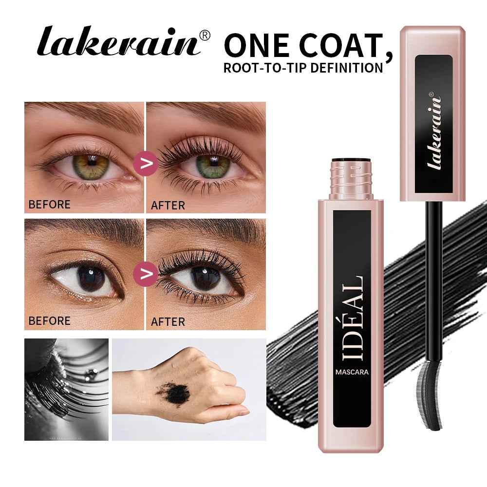 Waterproof Lengthening and Volumizing Mascara for Long Lasting Defined Lashes