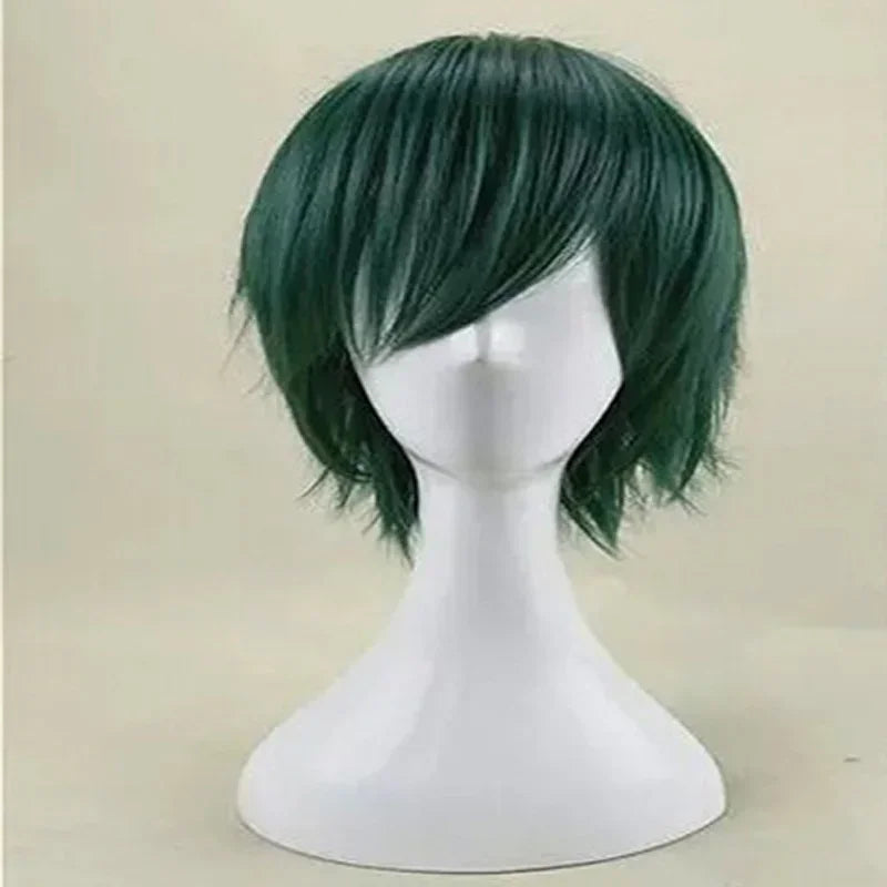 Short Layered Synthetic Cosplay Wig for Costume Parties and Events - 2