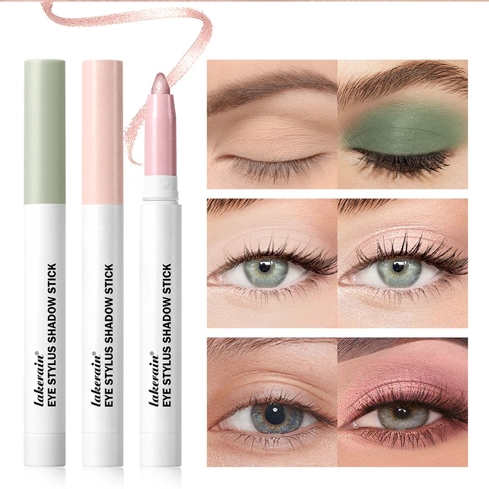 Waterproof Cream Eyeshadow Pencil for Long-Lasting Eye Makeup - 12