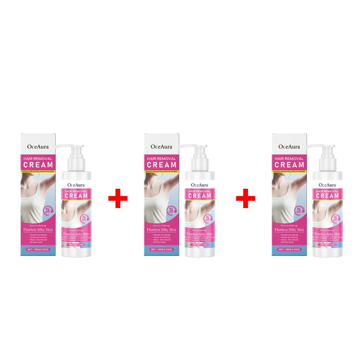 Painless Full Body Hair Removal Cream for Smooth and Sensitive Skin