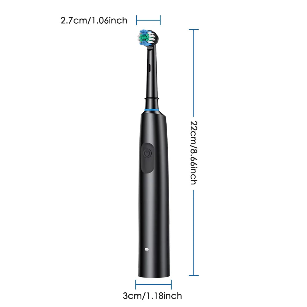 Rechargeable Rotating Electric Toothbrush for Deep Teeth Cleaning - 10