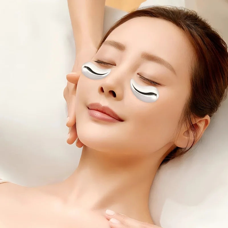 Stainless Steel Cooling Eye Pads for Puffiness and Dark Circles - 5