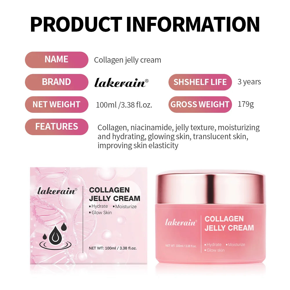 Collagen Jelly Face Cream for Hydration and Anti-Aging Firmness - 6
