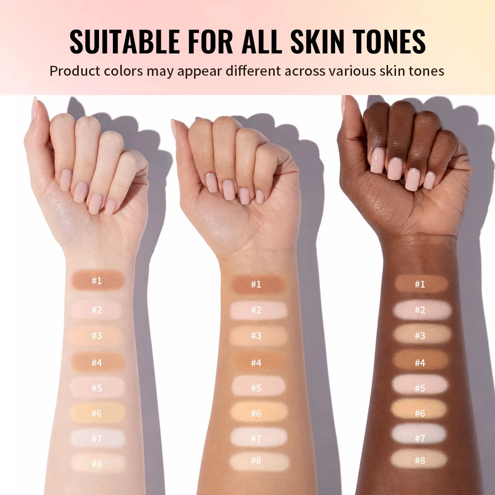 Oil Control Matte Pressed Powder for Flawless Long Lasting Face Makeup - 6