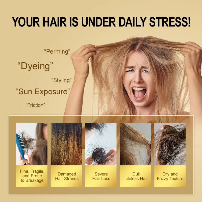 Amino Acid Revitalizing Hair Oil for Smooth and Frizz-Free Shine - 4