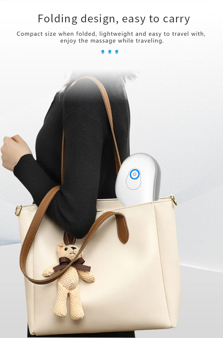 Rechargeable Eye Massager with Heat and Air Compression for Relaxation