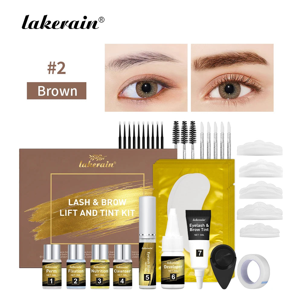 Professional Brow Lamination and Tinting Kit for Perfect Eyebrows