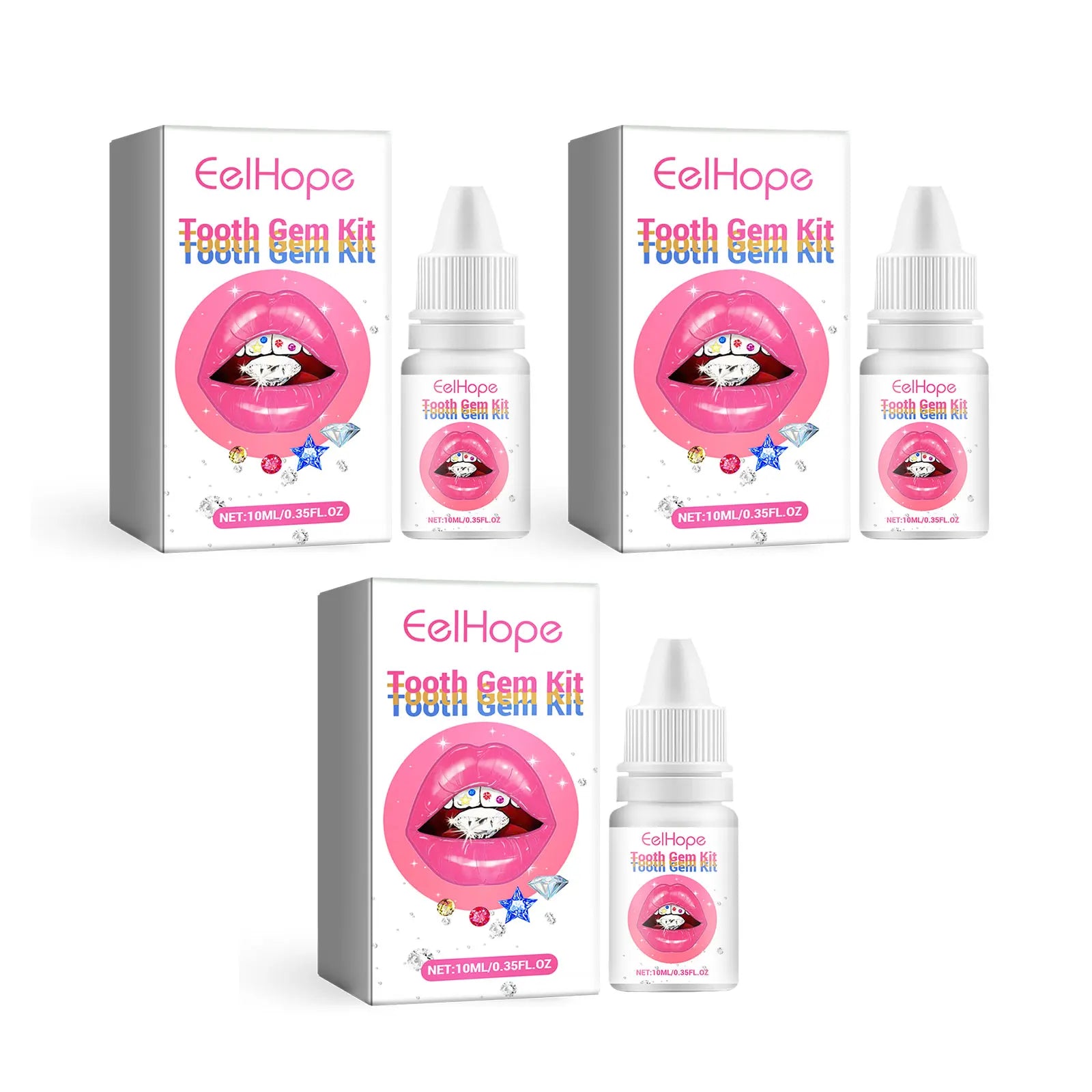 Professional DIY Tooth Gem Kit for Sparkling Dental Jewelry Decoration - 18