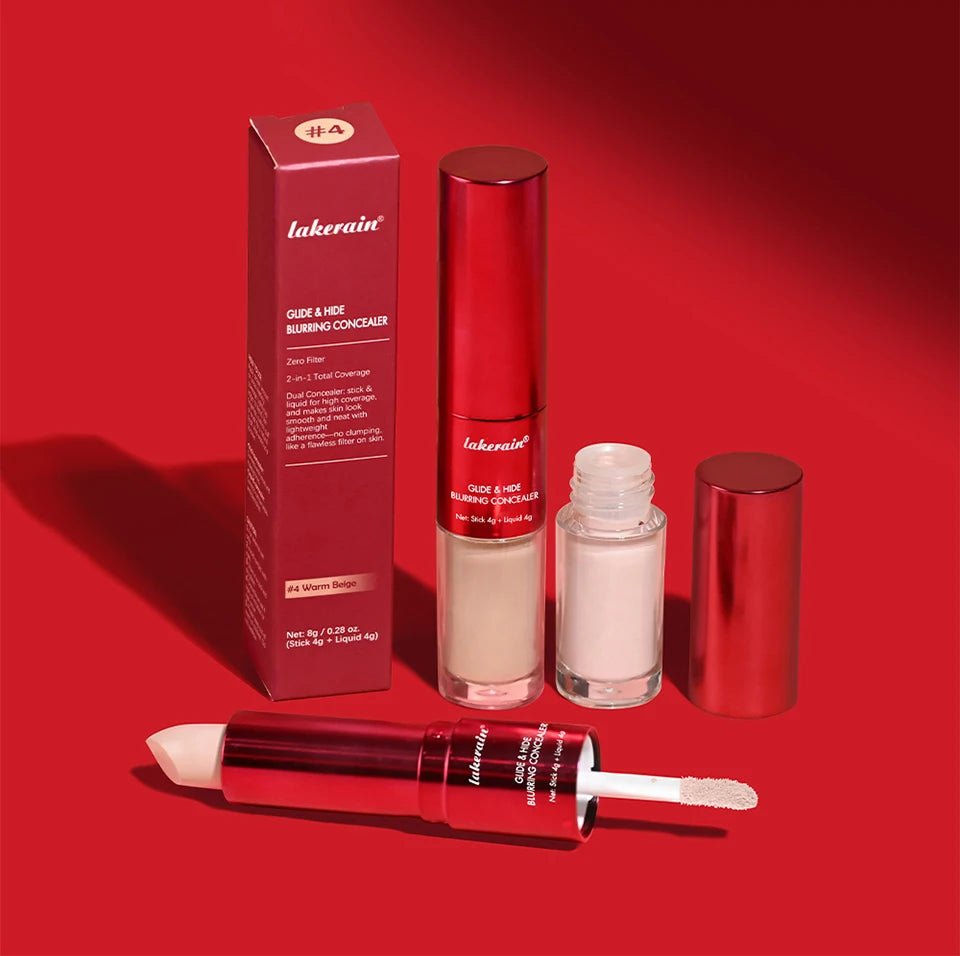 2-in-1 Blurring Concealer and Liquid Foundation for Flawless Full Coverage