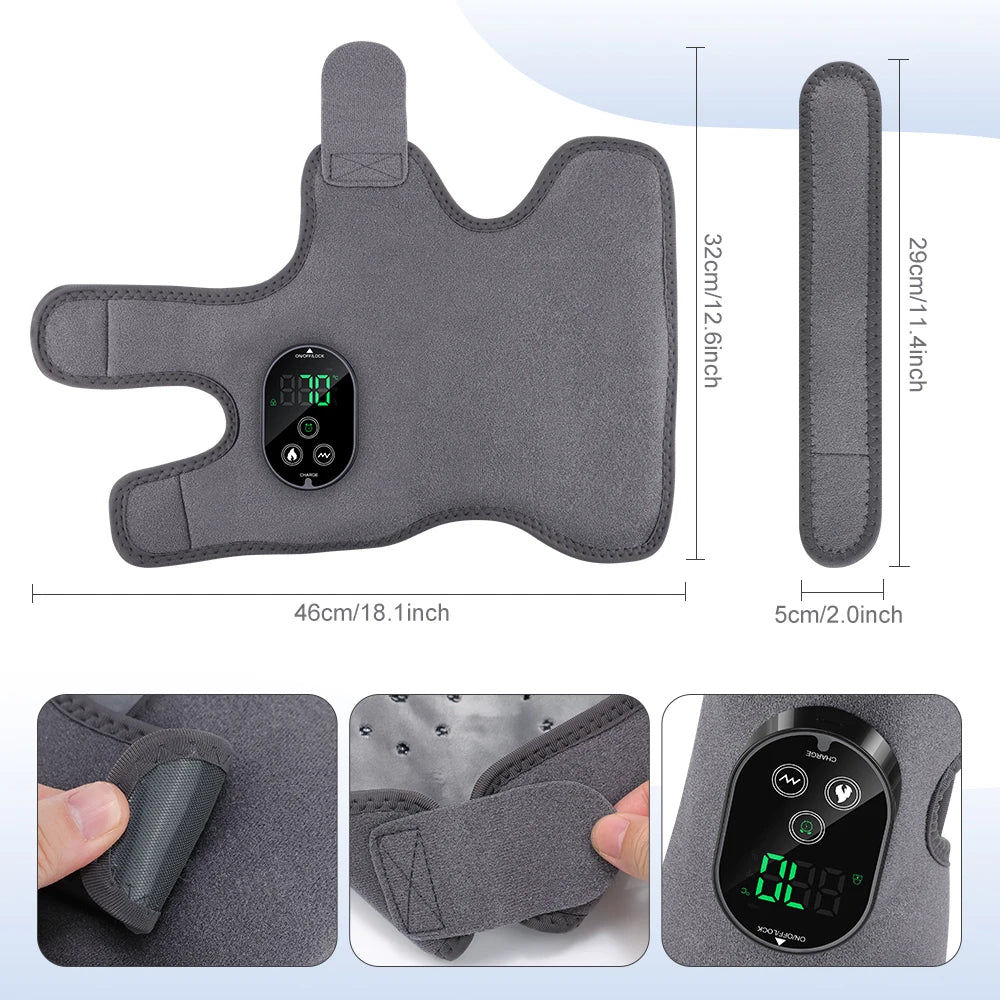 Heated Vibration Ankle and Foot Massager for Pain Relief and Recovery - 15