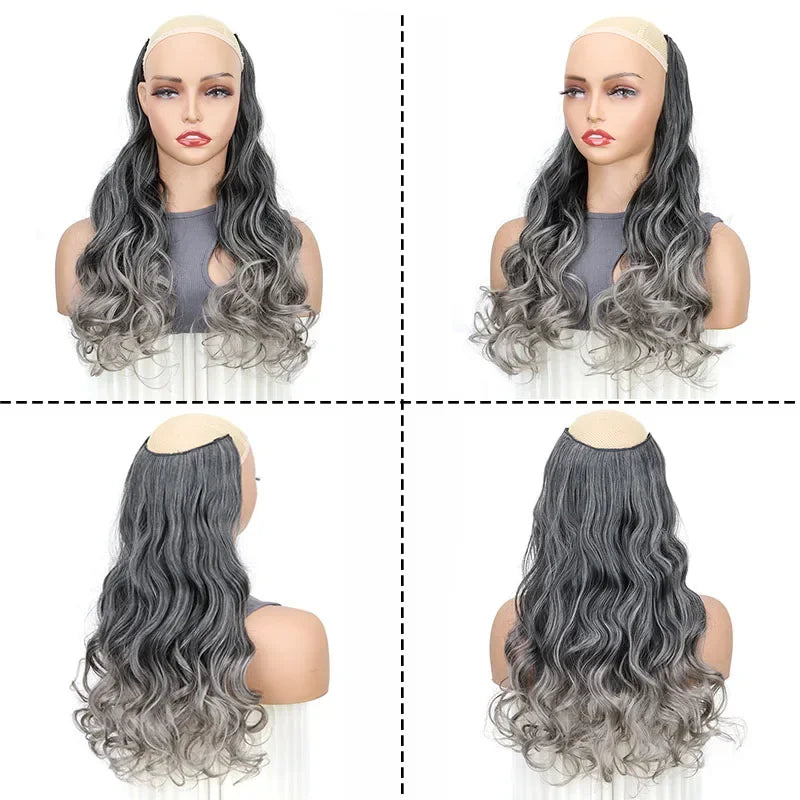 20-Inch Wavy Clip-In Synthetic Hair Extension