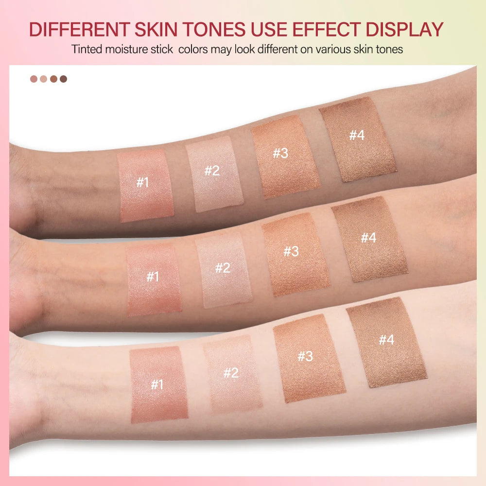 Cream Bronzer and Highlighter Stick for Face Eyes and Body Sculpting