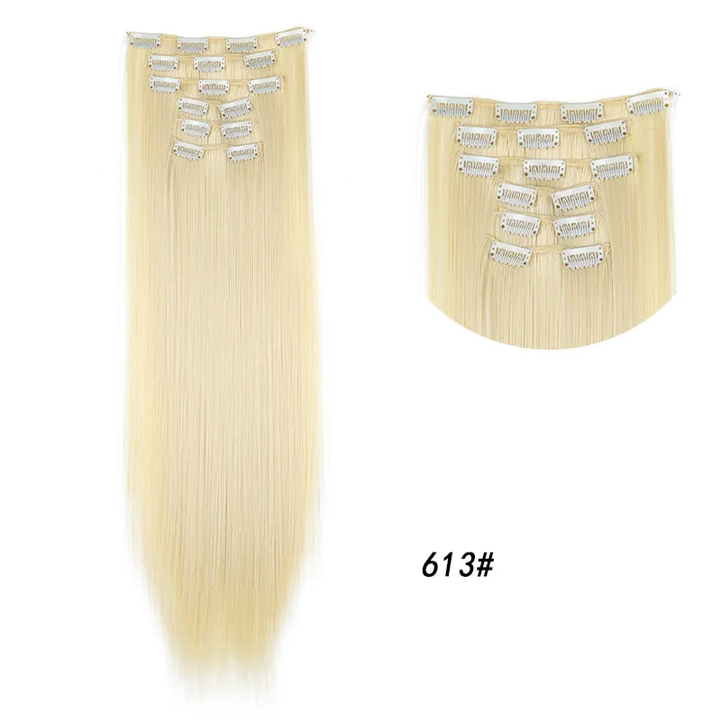 Long Curly Clip-In Hair Extensions for Instant Volume and Length