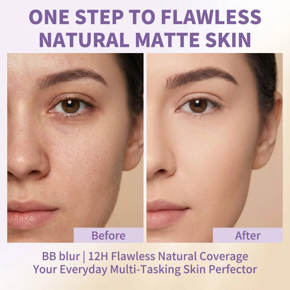 Matte Tinted Moisturizer BB Cream for Flawless Coverage and SPF Protection - 5