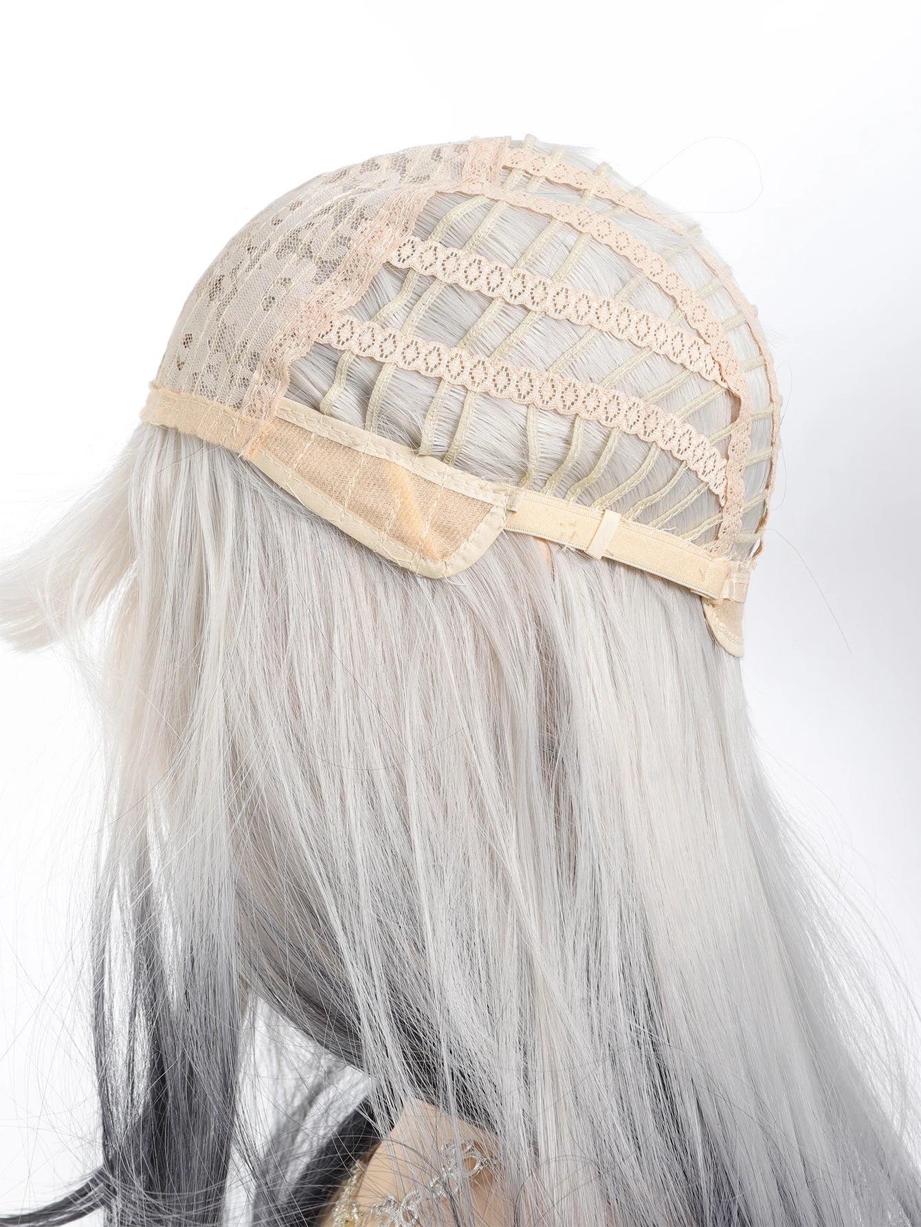 Long Ombre Straight Wig with Bangs for Cosplay and Daily Wear - 10