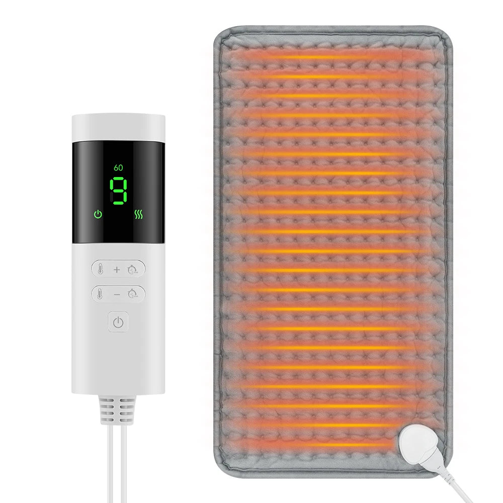 Electric Heating Pad for Back and Neck Pain Relief with 9 Heat Settings - 16
