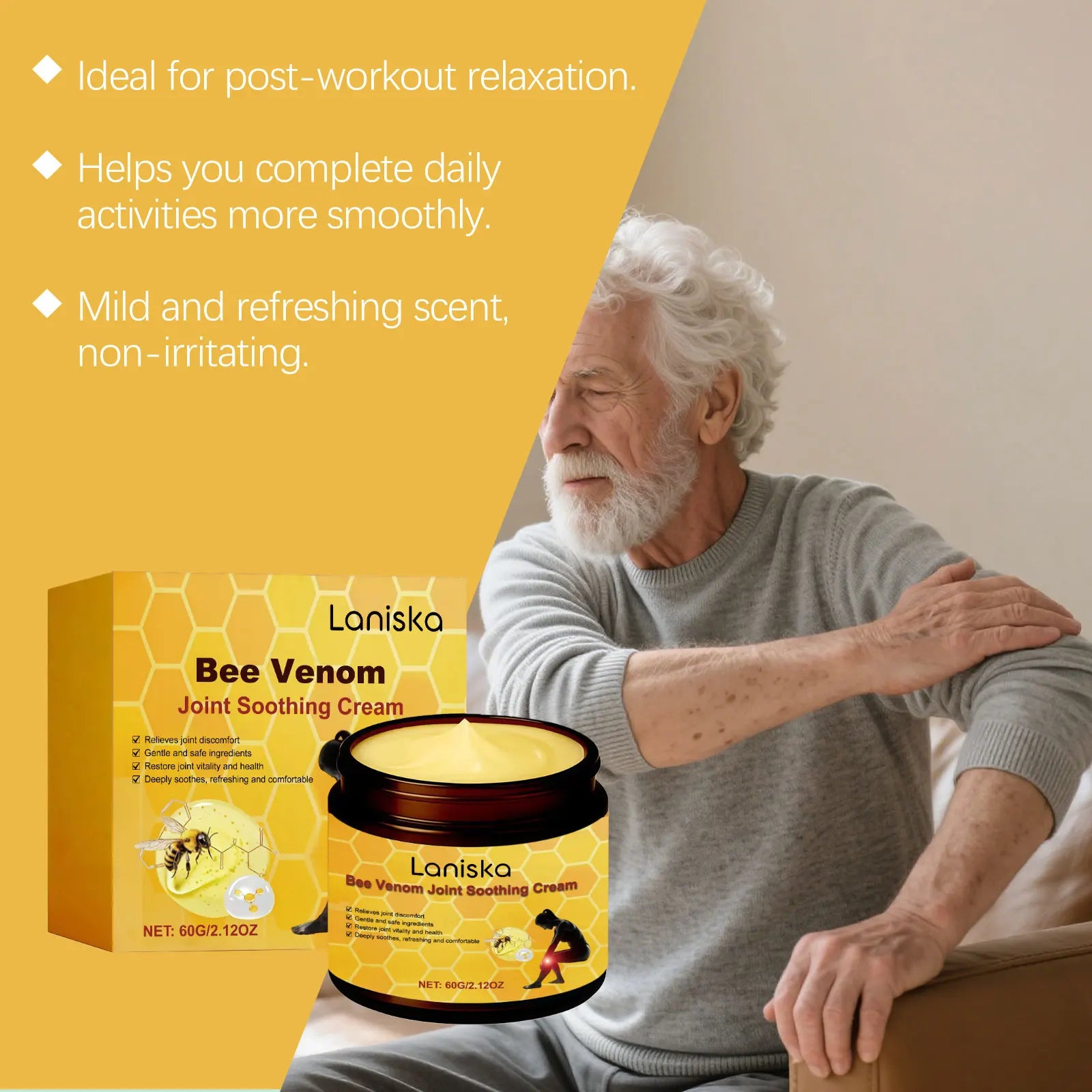 Bee Venom Joint Soothing Cream for Muscle and Joint Relief - 16