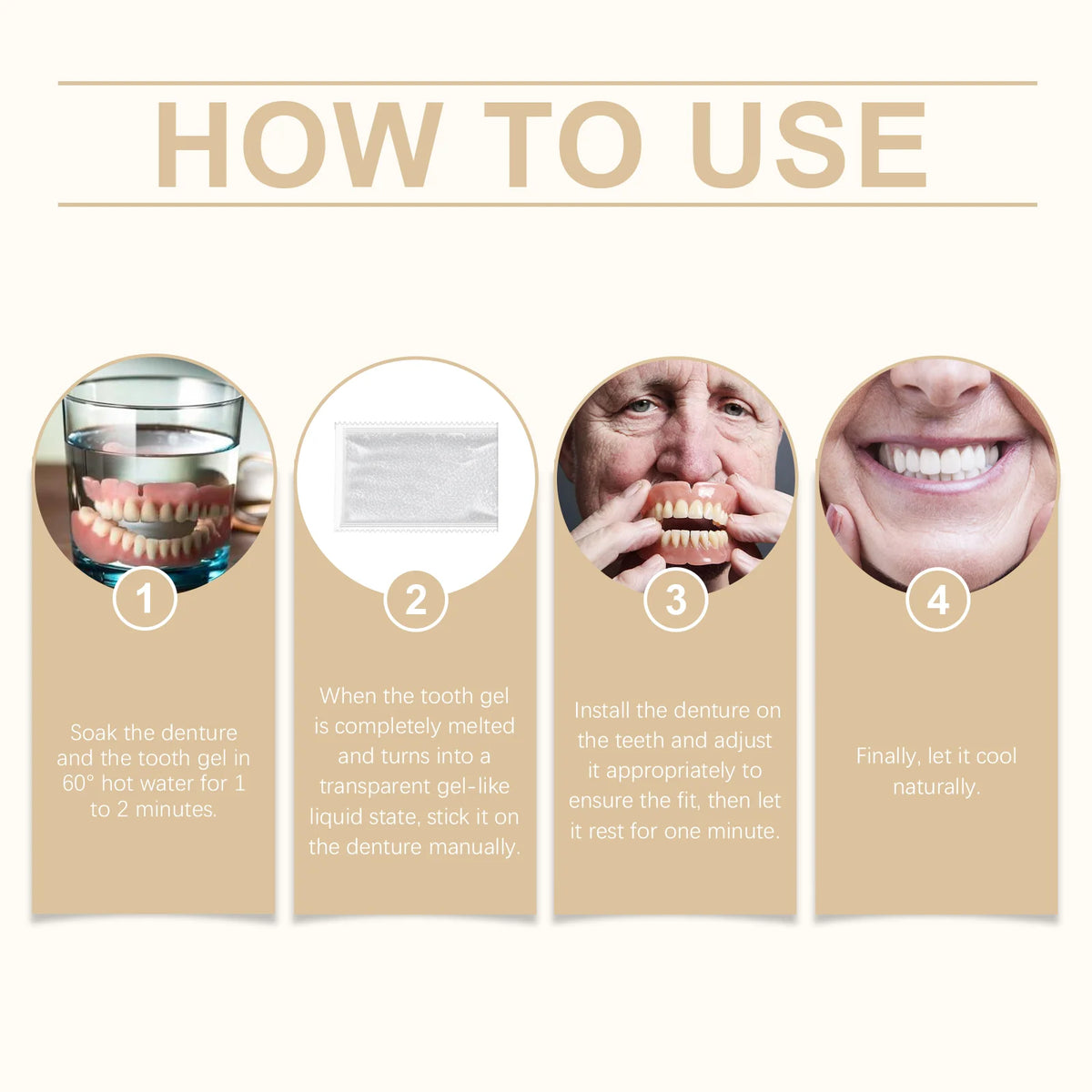 Flexible Silicone Cosmetic Dentures for Missing Teeth and Smile Restoration