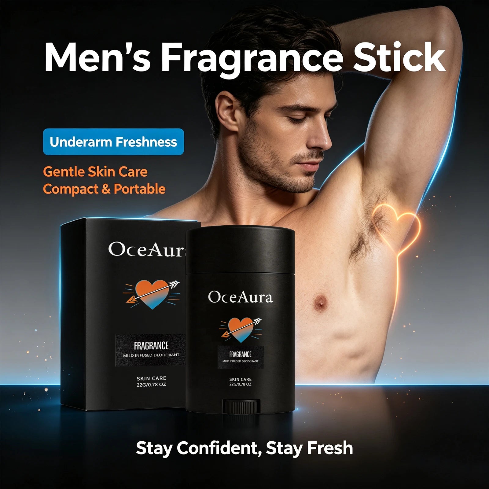 Long-Lasting Solid Deodorant Stick for Men Odor Control and Freshness - 6