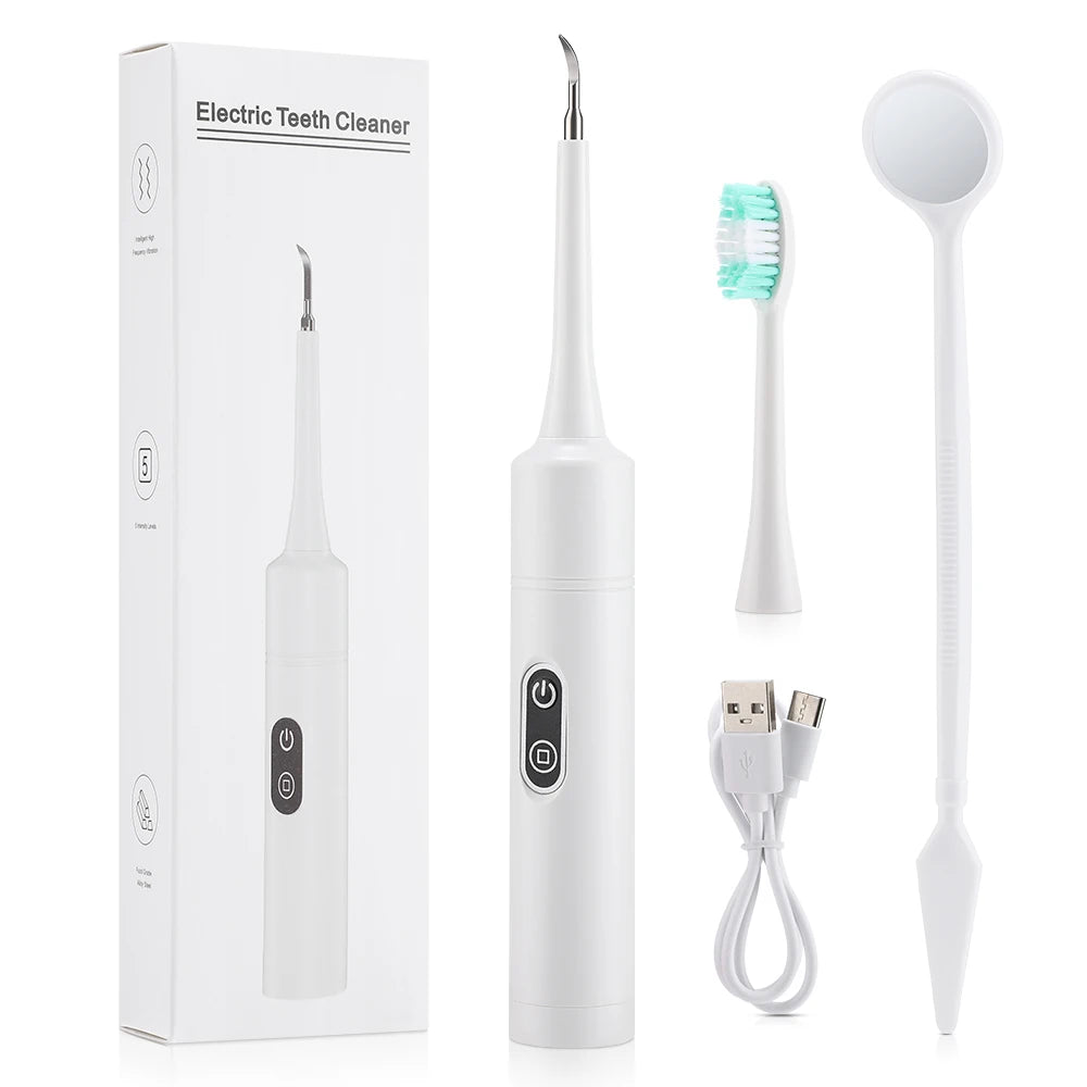 Electric Sonic Teeth Cleaner for Plaque and Tartar Stain Removal - 17